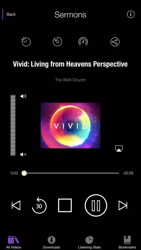 Captures d'écran de The Bar Church App