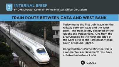Captures d'écran de PeaceMaker: Israeli Palestinian Conflict
