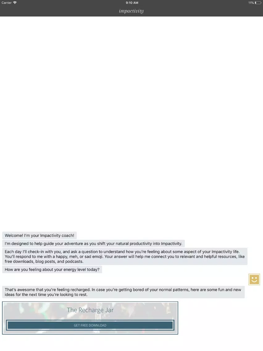 Screenshot di Impactivity Coach iPad 