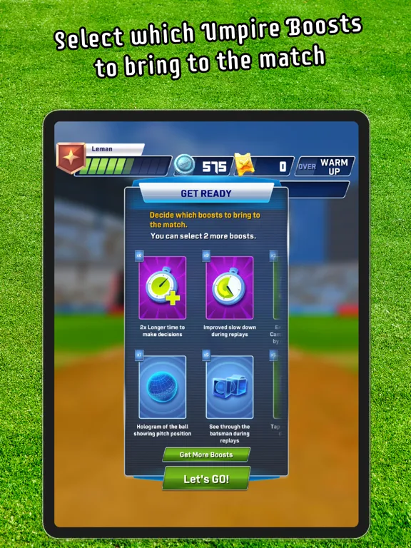 Capturas de tela do Cricket LBW - Umpire's Call iPad 