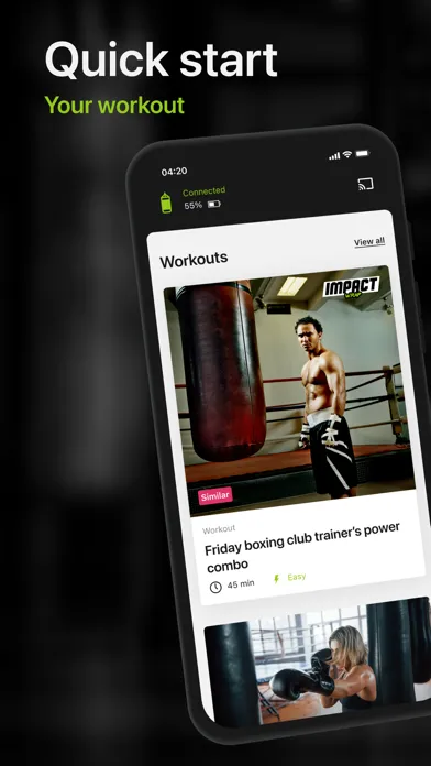 Impact Wrap: Heavy Bag Fitness应用截图