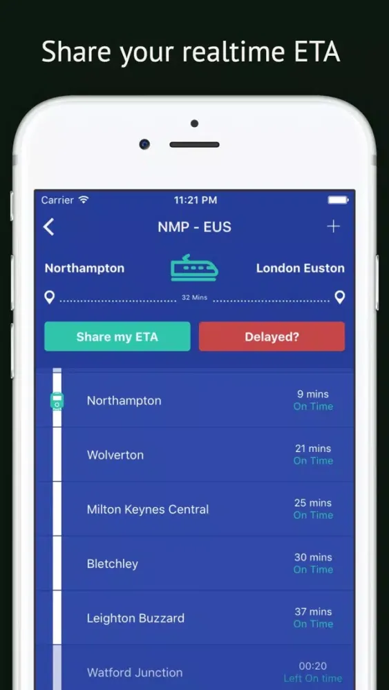 TrainMate - Live train times, alerts and refunds سکرین شاٹس