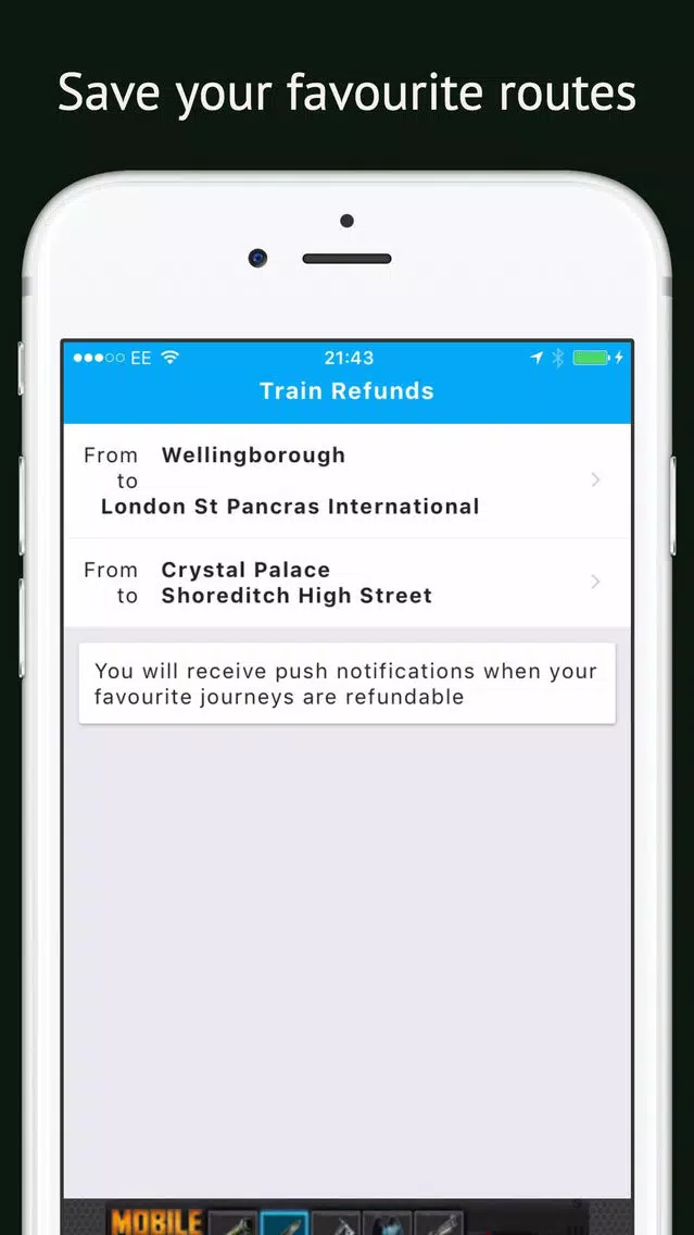 Chiltern Train Refunds Ekran Görüntüleri