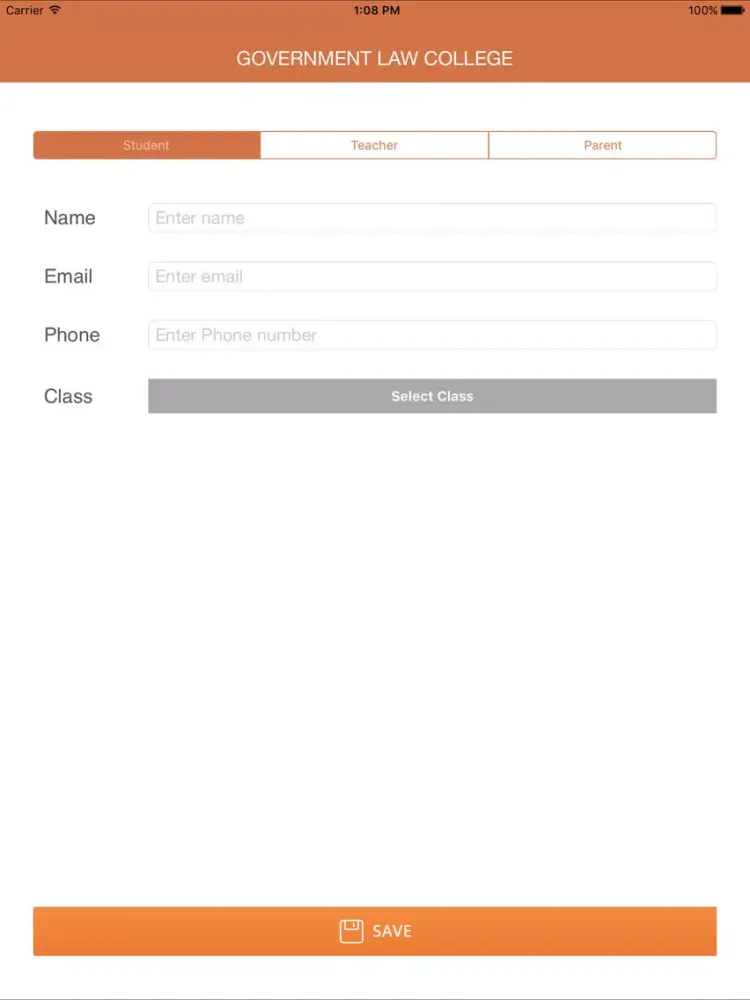 ภาพหน้าจอของ Government Law College, Mumbai iPad 