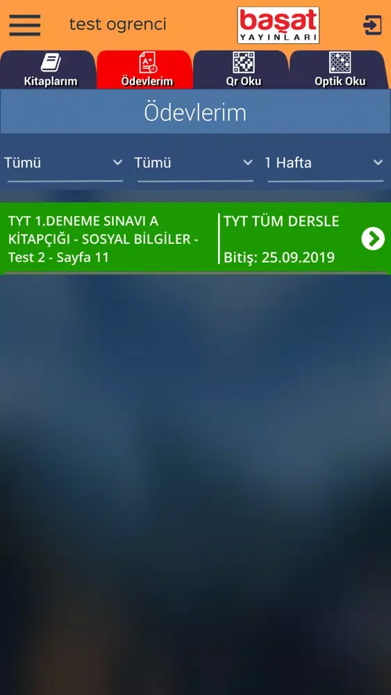 ภาพหน้าจอของ Başat Öğrenci