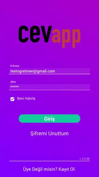 CevApp Öğretmen應用截圖