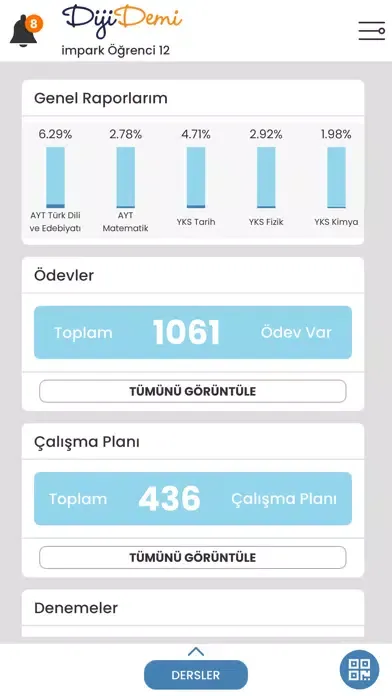 DijiDemi Öğrenci Screenshots