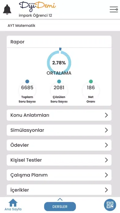 DijiDemi Öğrenci Screenshots