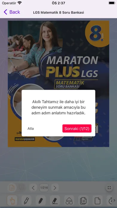 Capturas de pantalla de Maraton Öğretmen + Kütüphane