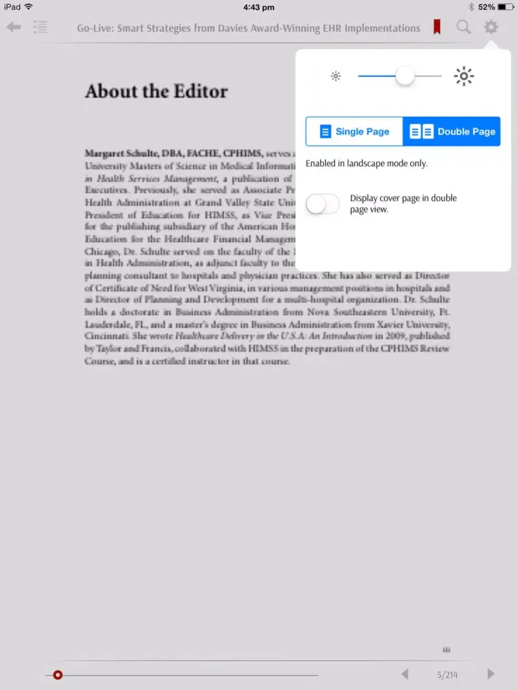 HIMSS eBooks iPad  Screenshots