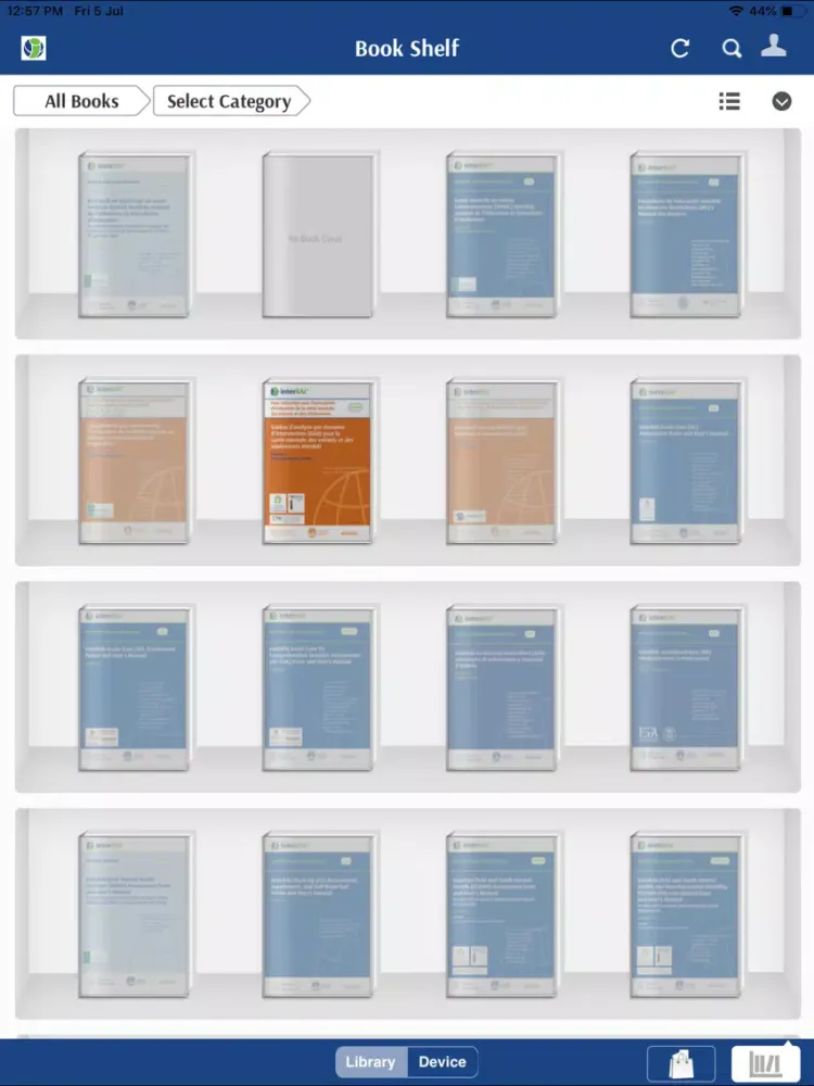 interRAI ebooks iPad  স্ক্রিনশট
