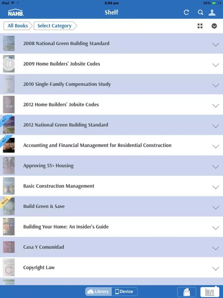 BuilderBooks iPad 应用截图
