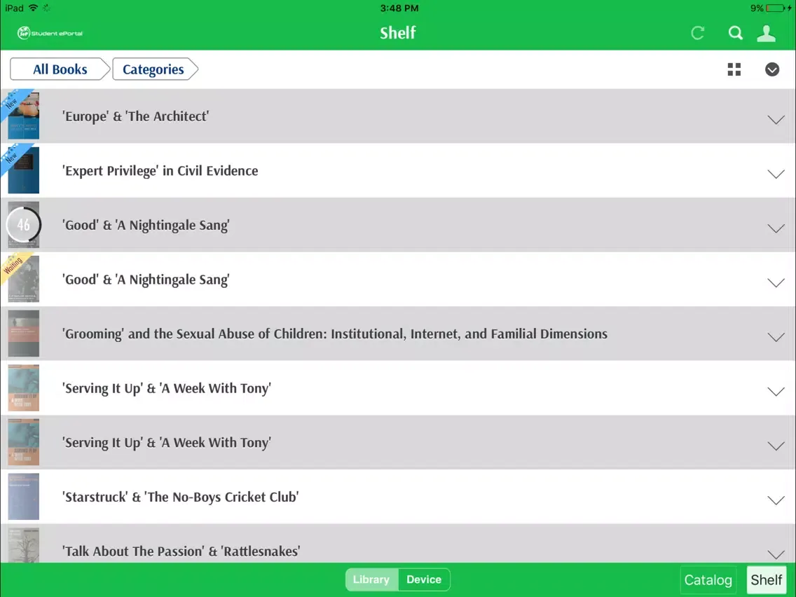 Capturas de pantalla de Student ePortal iPad 