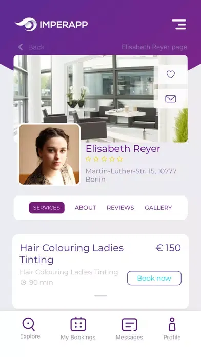 Capturas de tela do ImperApp