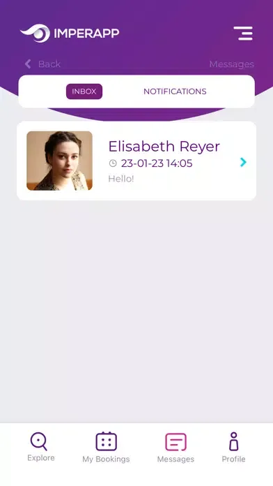 Capturas de tela do ImperApp