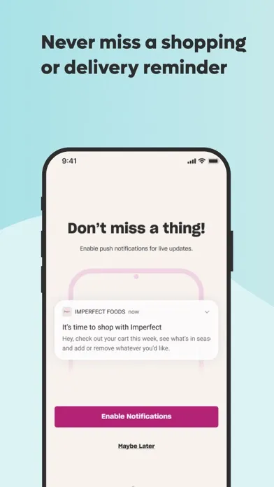 Capturas de tela do Imperfect Foods-Grocery App