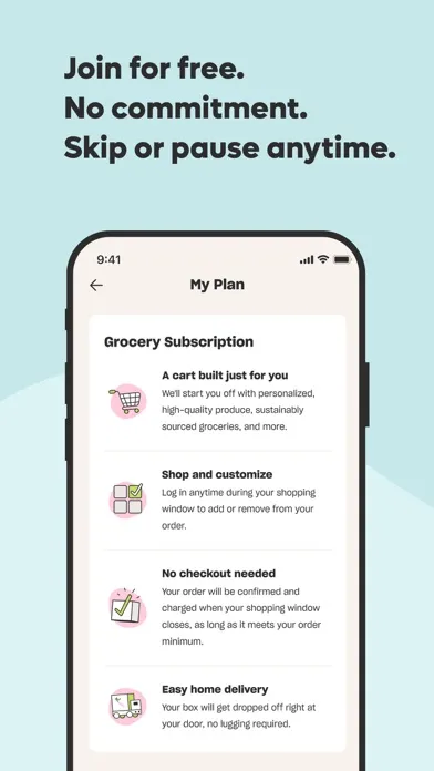 Capturas de tela do Imperfect Foods-Grocery App