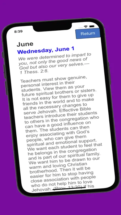 Capturas de pantalla de Examining the Scriptures