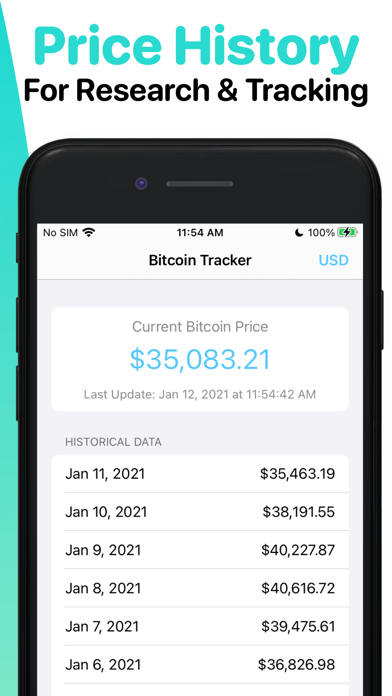 Captures d'écran de Bitcoin Ticker: 3D Live Widget