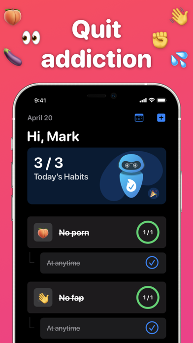 Benji · Quit Habits Tracker स्क्रीनशॉट