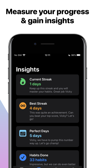 Benji · Quit Habits Tracker स्क्रीनशॉट