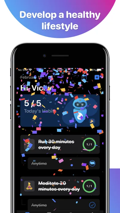 تصاویر Benji · Quit Habits Tracker
