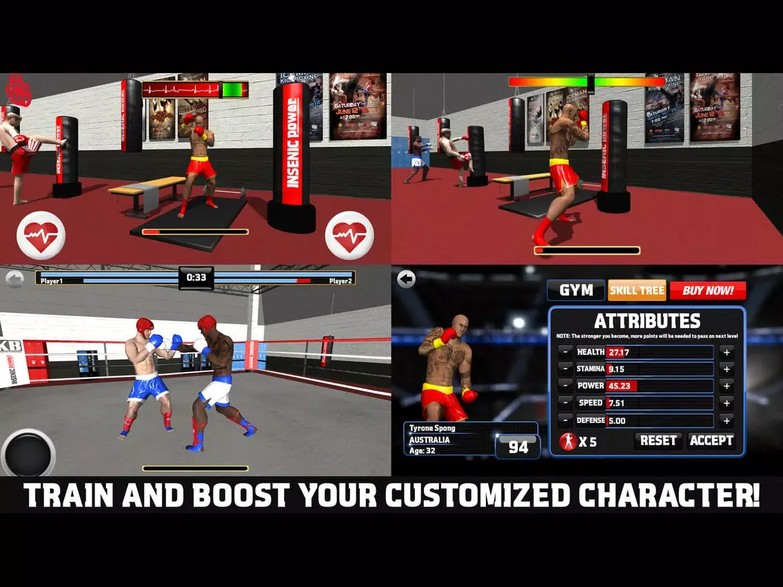 Capturas de tela do Kickboxing - Road To Champion iPad 