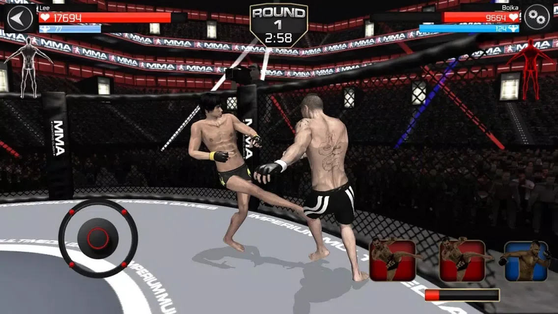 Capturas de tela do MMA Fighting Clash