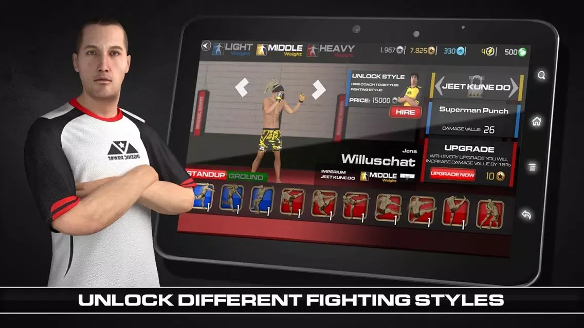 Capturas de tela do MMA Fighting Clash