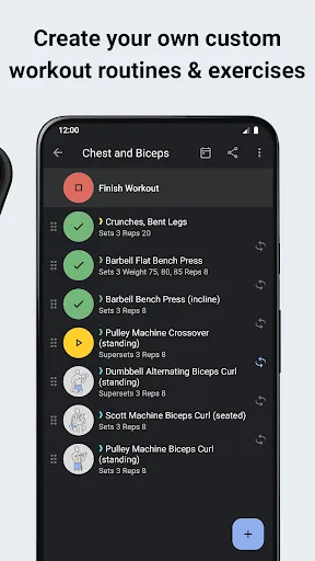Capturas de pantalla de Workout Tracker & Gym Plan Log