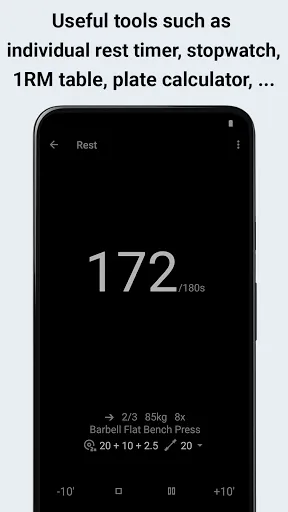 Capturas de pantalla de Workout Tracker & Gym Plan Log