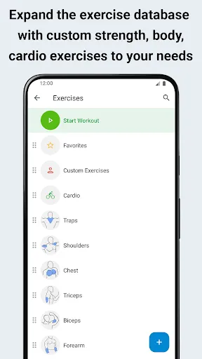Capturas de pantalla de Workout Tracker & Gym Plan Log