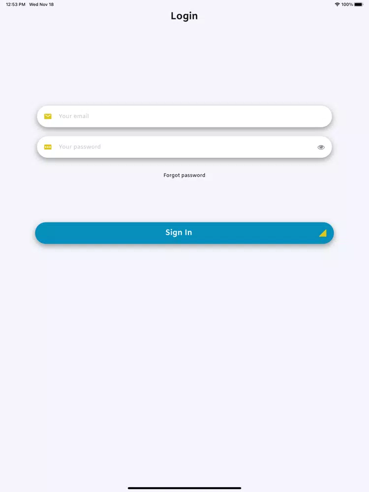 Tangkapan skrin INFRA 44 iPad 