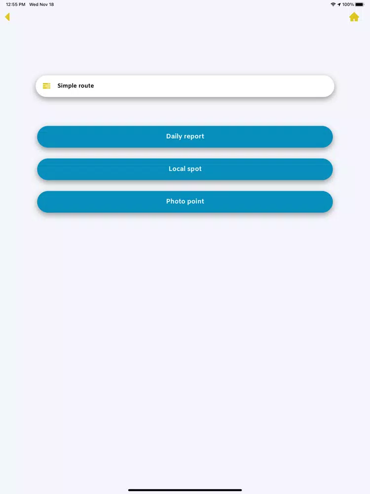 Tangkapan skrin INFRA 44 iPad 