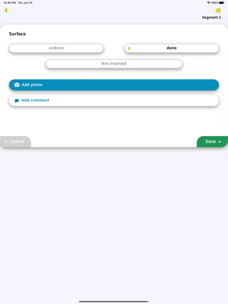 Tangkapan skrin INFRA 44 iPad 