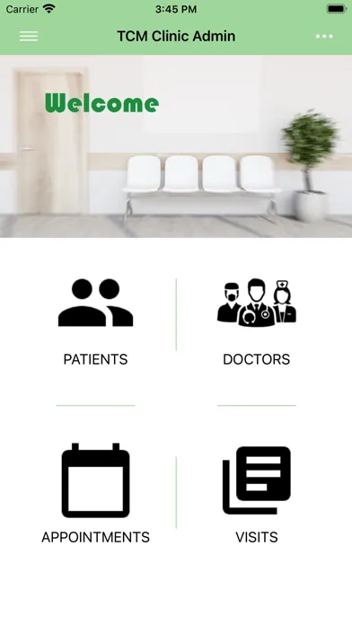 Screenshot di TCM Clinic Admin
