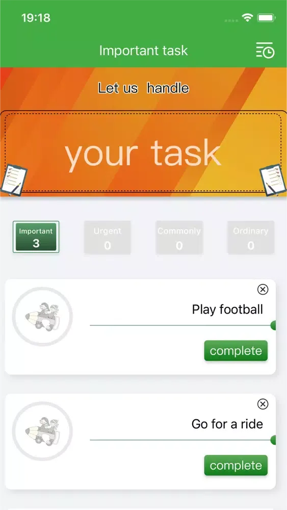 ภาพหน้าจอของ Important task!