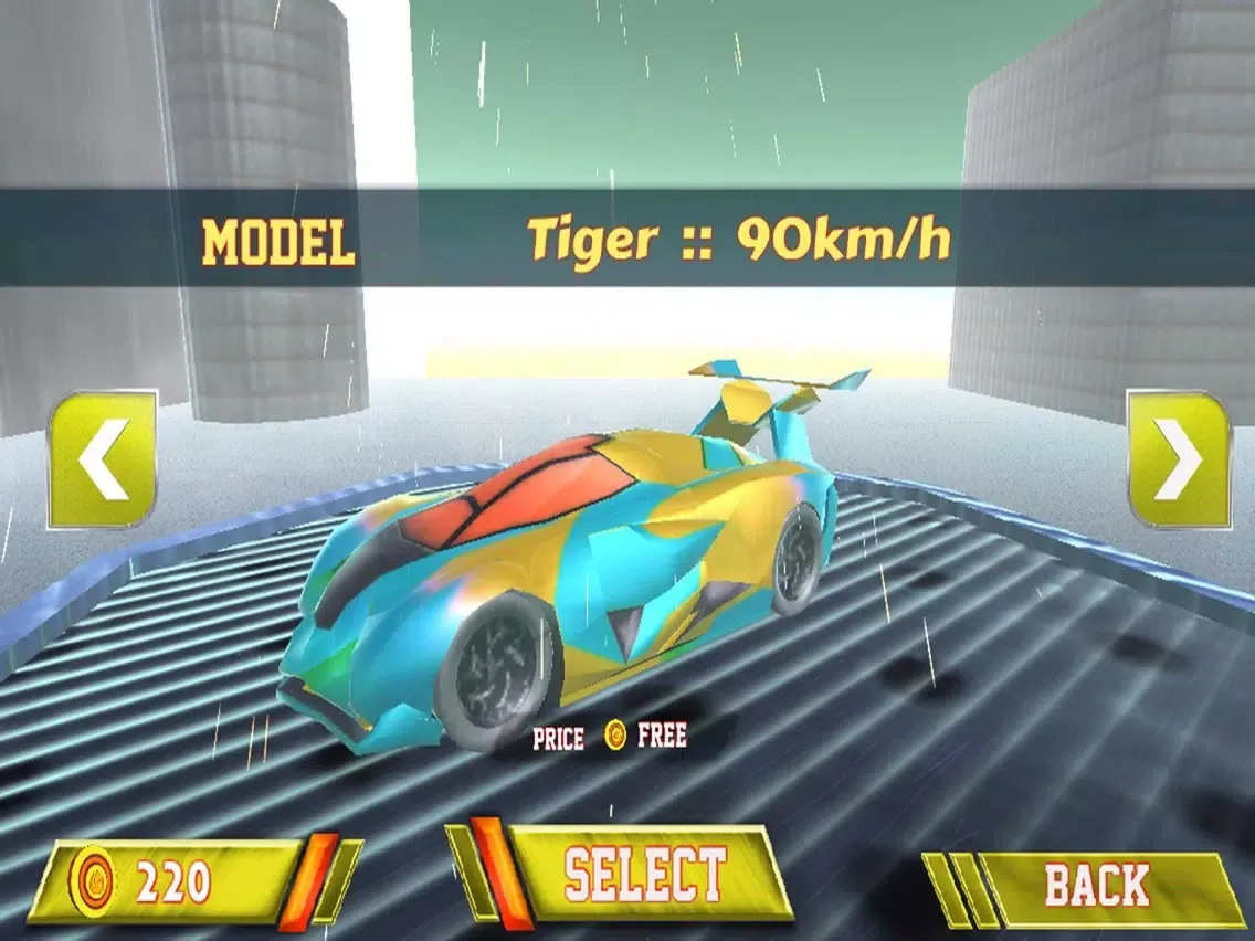 Impossible Car Racing : Stunts iPad  Screenshots