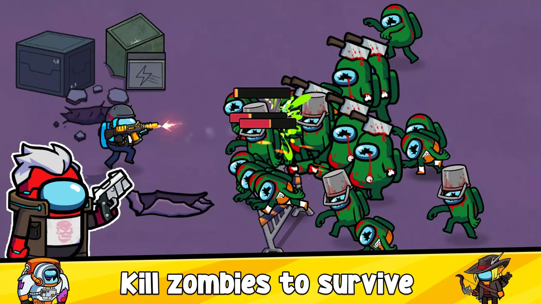 Tangkapan layar Impostors vs Zombies