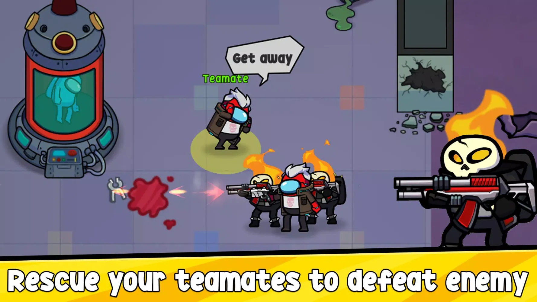 Tangkapan layar Impostors vs Zombies
