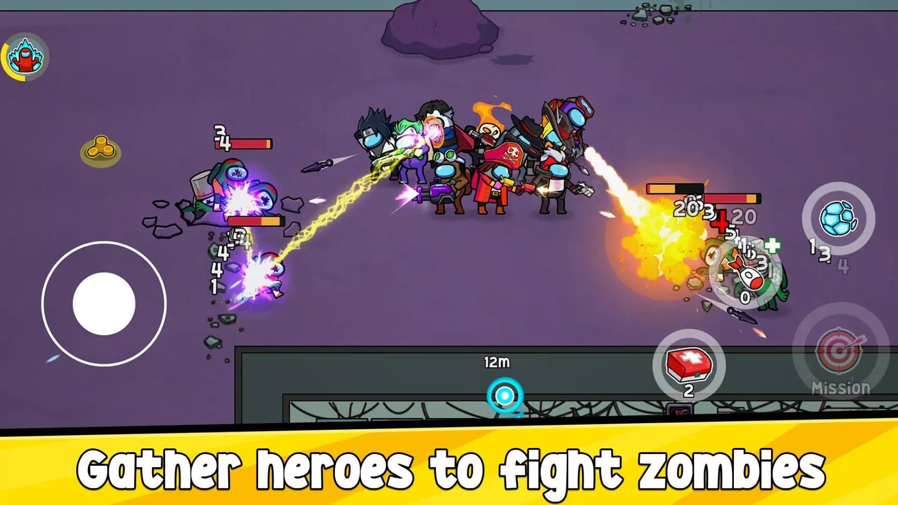 Tangkapan layar Impostors vs Zombies