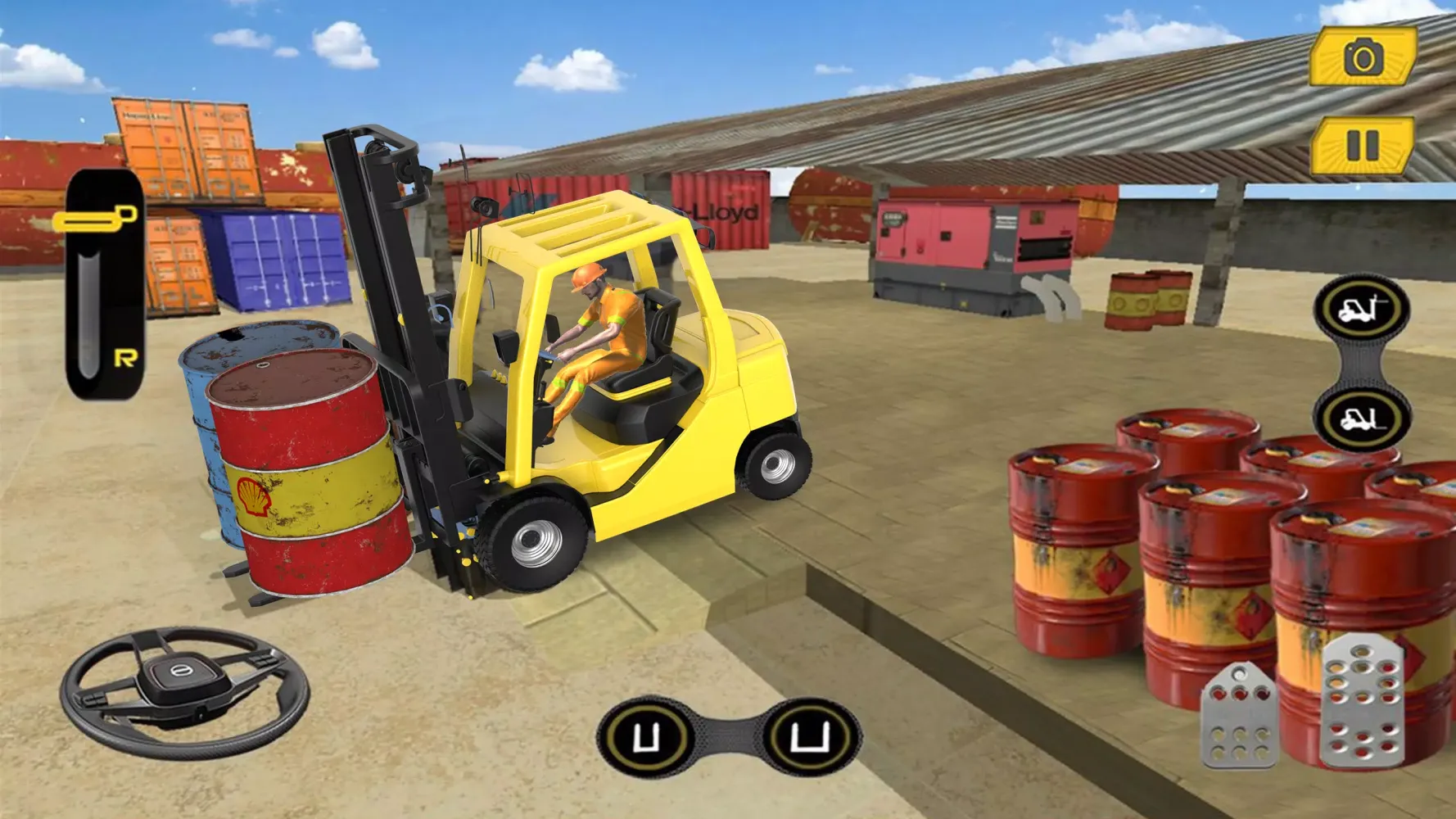 Capturas de tela do Real Forklift Simulator Games
