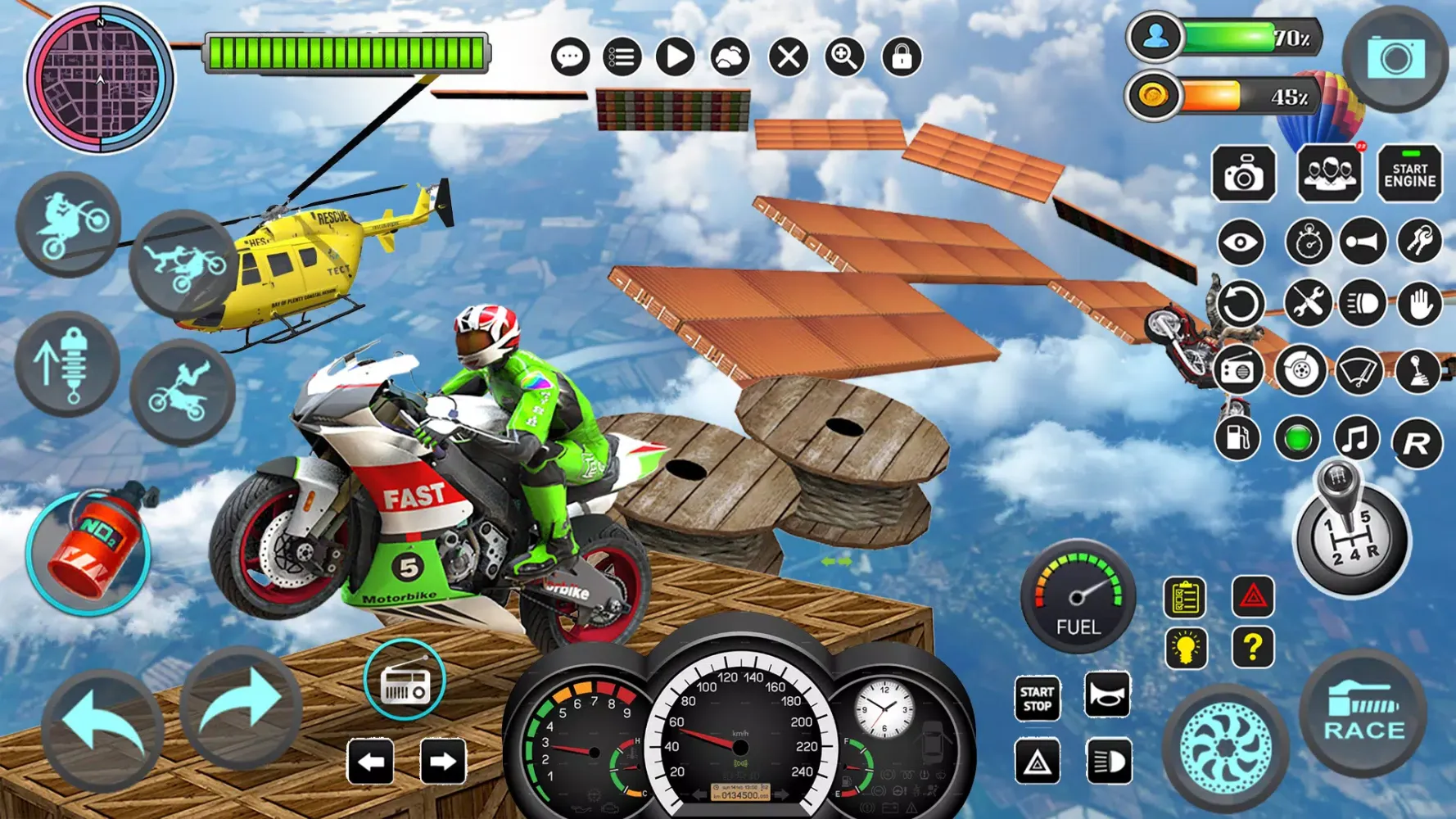 Mega Ramp Bike Stunts Games 3D Screenshots