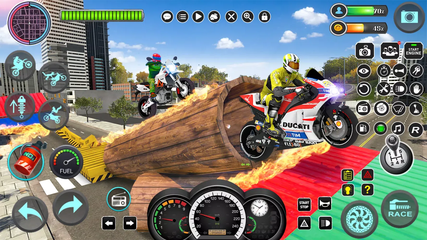Mega Ramp Bike Stunts Games 3D Screenshots