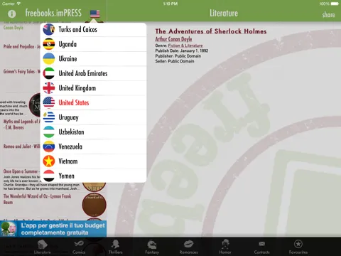 freebooks.imPRESS iPad  Screenshots