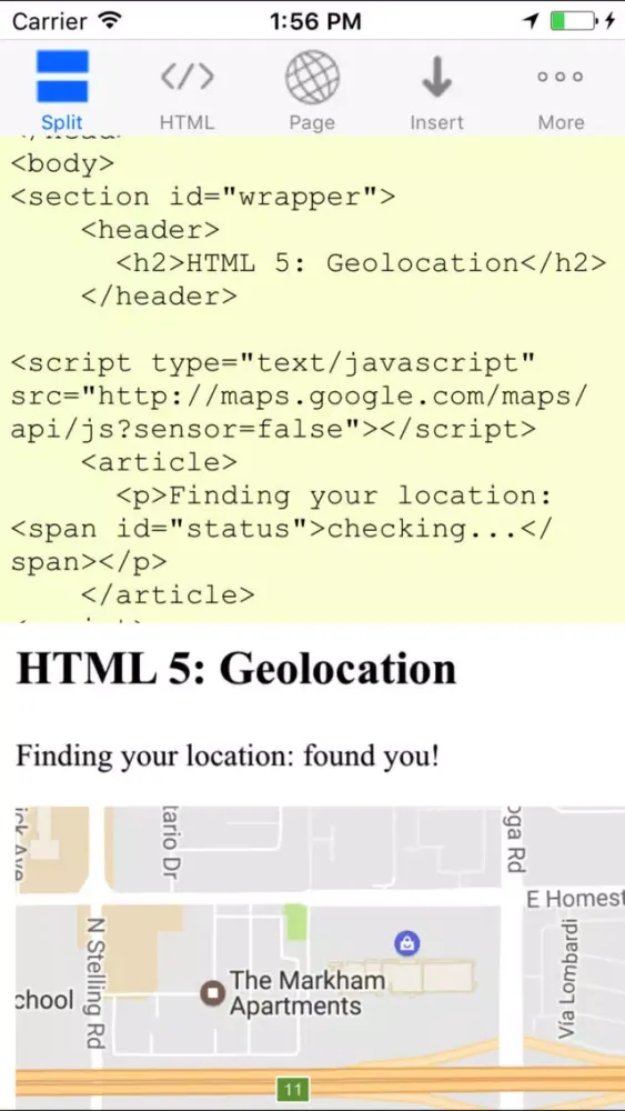 Nitro HTML应用截图