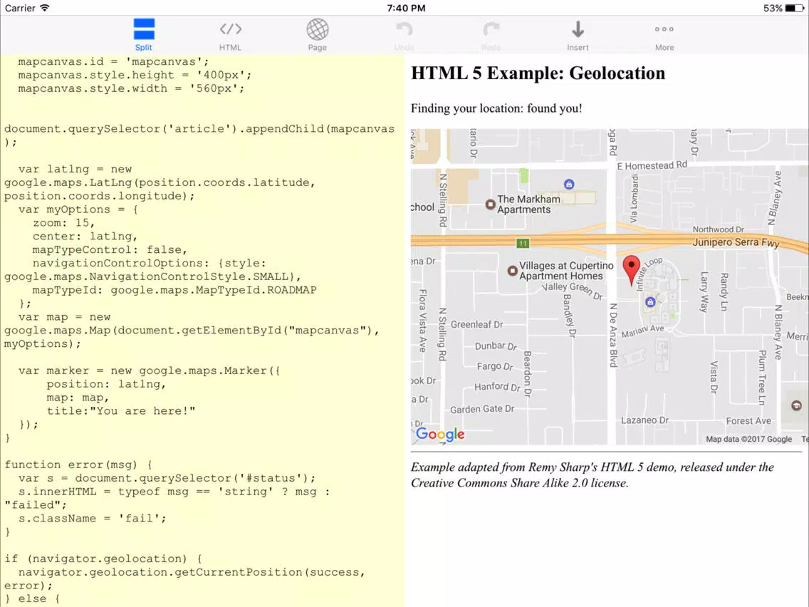 Nitro HTML Pro iPad  स्क्रीनशॉट