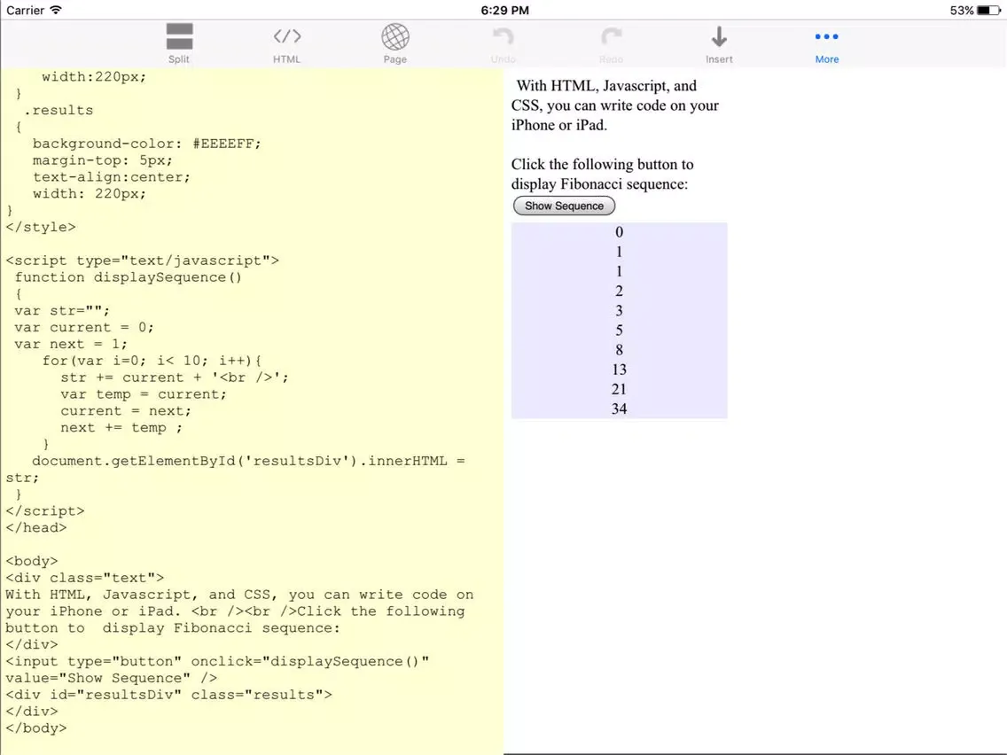 Nitro HTML Pro iPad 应用截图