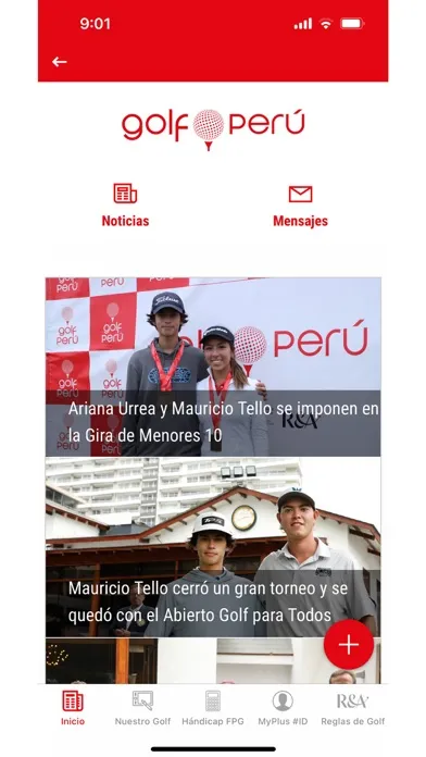 Capturas de pantalla de golf Perú (FPG)