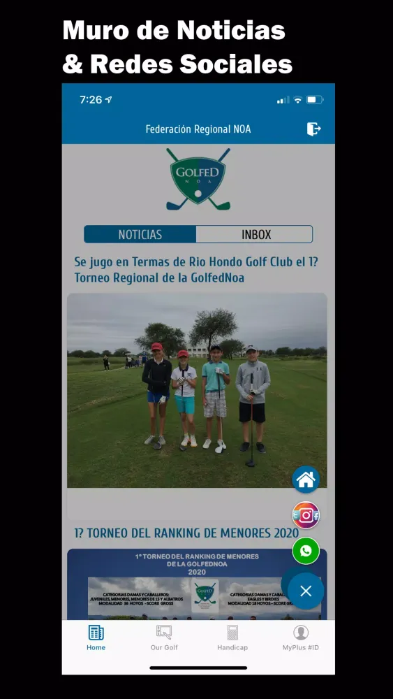 Fed Regional de Golf del NOA Screenshots